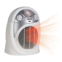 Termoventilatore zephir termocomfort plus 2000w compatto e sicuro