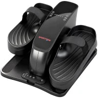 Mini pedaliera, 12 velocità, display LED, telecomando, antiscivolo, portatile, in metallo e plastica, Nero