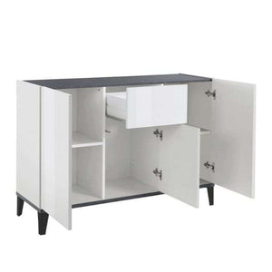 Credenza 3 ante cassetto 120x40cm soggiorno ingresso cucina Rachel