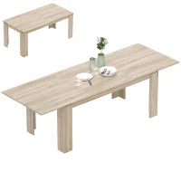 Tavolo da pranzo estendibile, da 180 a 260 cm, per 6-10 persone, in legno