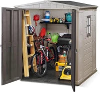 Casetta da Giardino Factor 6x6, Beige, 178 X 195,5 X 208 h