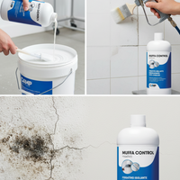 Fissativo isolante acrilico antimuffa per superfici interne ed esterne 1 litro