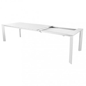 Tavolo Alluminio Bianco Sacramento 215/280X100 Cm