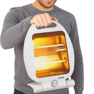 Zephir stufa elettrica al quarzo hzq850c 800-400w portatile sicurezza