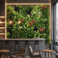 Pannello decorativo siepe artificiale interni esterni 100 x 100 x h5 cm kenya