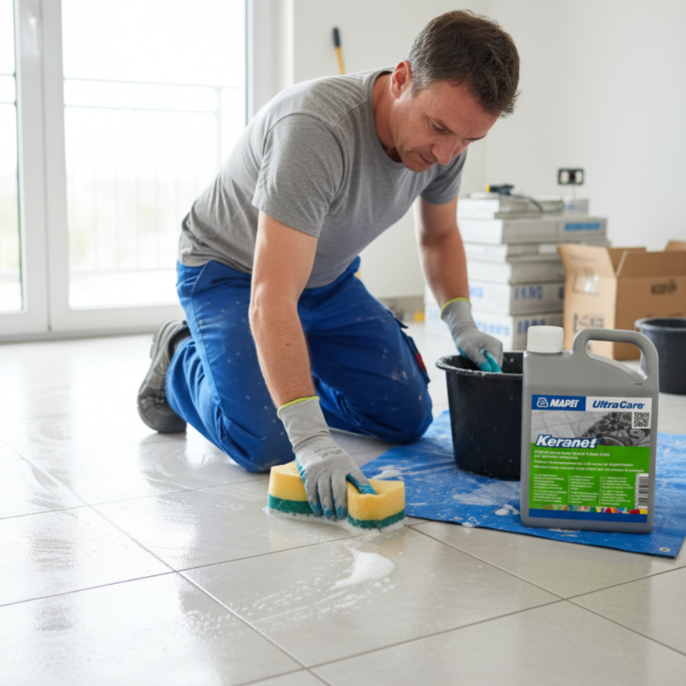 Ultracare keranet pulitore concentrato liquido pavimenti interni esterni 1 litro *** pezzi 4 pz, confezione 1