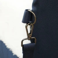 Seggiolino auto per cane con cintura di sicurezza e fissaggio, 55 x 46 x 32 cm, Blu scuro