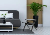 Tavolinetto 2 Livelli Nero Cm 60X60X60