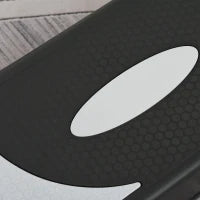 Stepper da Aerobica Regolabile in Altezza 10-15-20 cm Antiscivolo, Nero e Grigio
