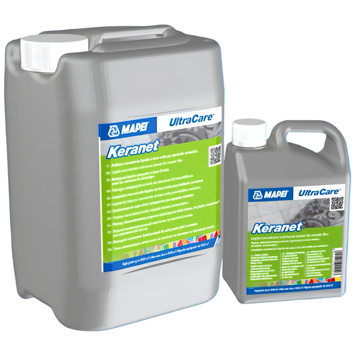 Ultracare keranet pulitore concentrato liquido pavimenti interni esterni mapei *** formato 1 lt, confezione 1