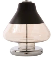 Paralume Da Tavolo Elegant-Two Nero Cm Ø 36X60