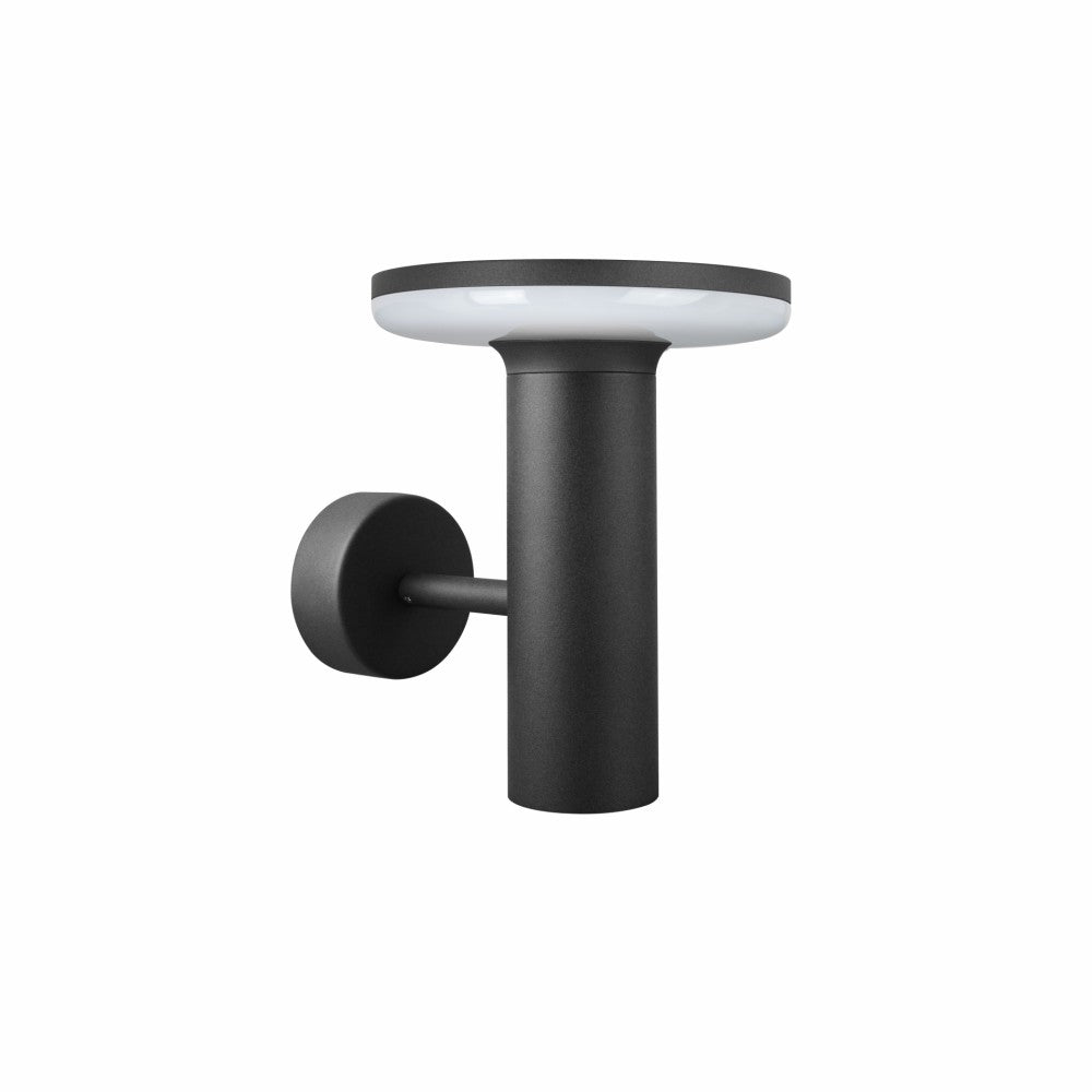 Mac Wall Base Nero - Applique a led da muro 12W CCT Switch 2700K/3200K/4000K, Lampada da muro in alluminio - Beneito & Faure