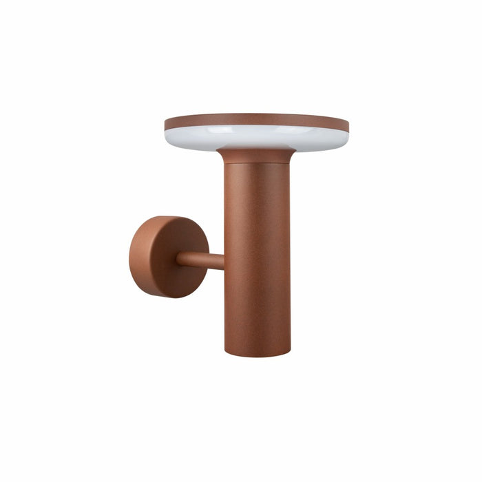 Mac Wall Base Corten - Applique a led da muro 12W CCT Switch 2700K/3200K/4000K, Lampada da muro in alluminio - Beneito & Faure