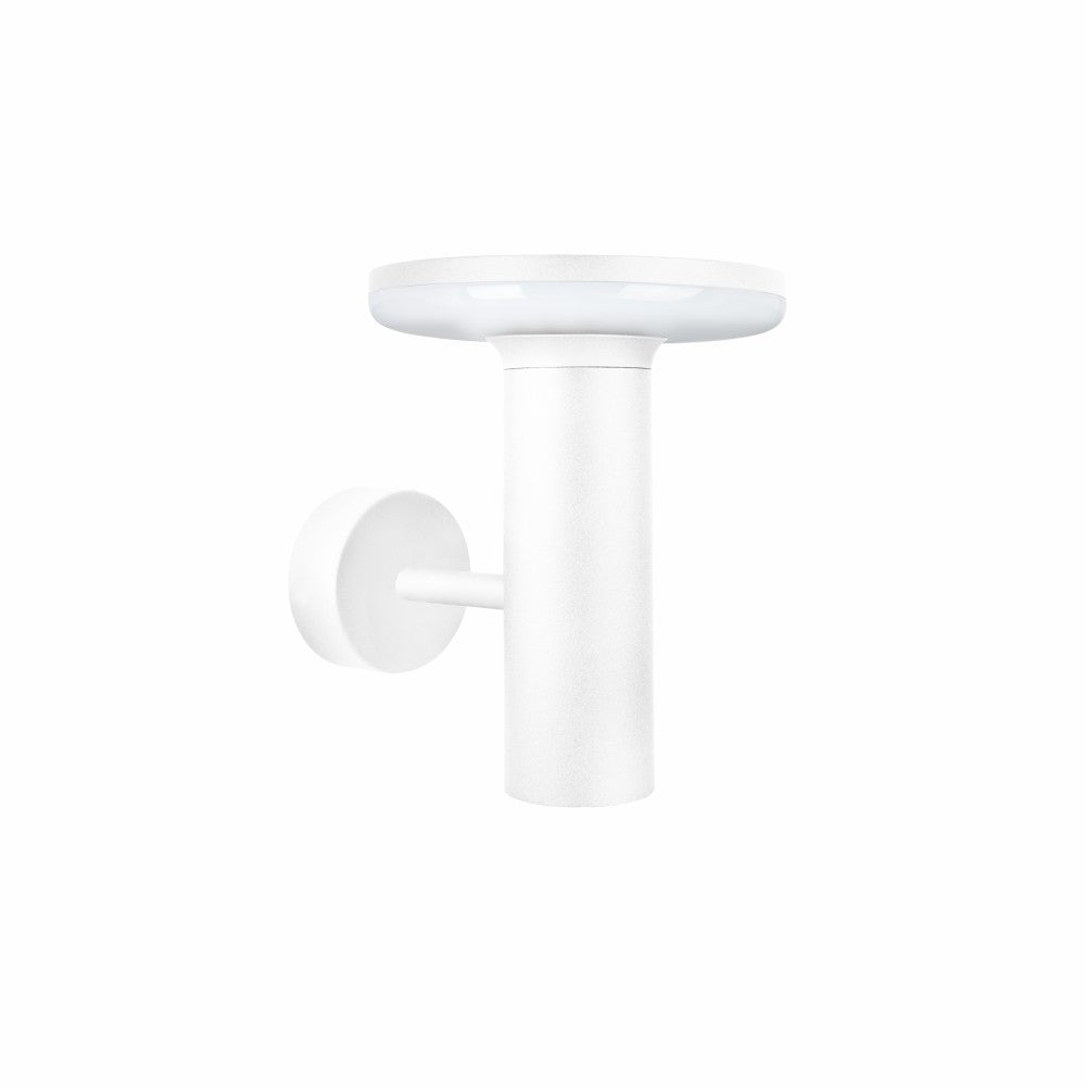 Mac Wall Base Bianco - Applique a led da muro 12W CCT Switch 2700K/3200K/4000K, Lampada da muro in alluminio - Beneito & Faure