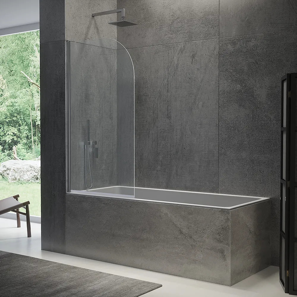 Parete sopravasca girevole 100 cm vetro trasparente | Macao