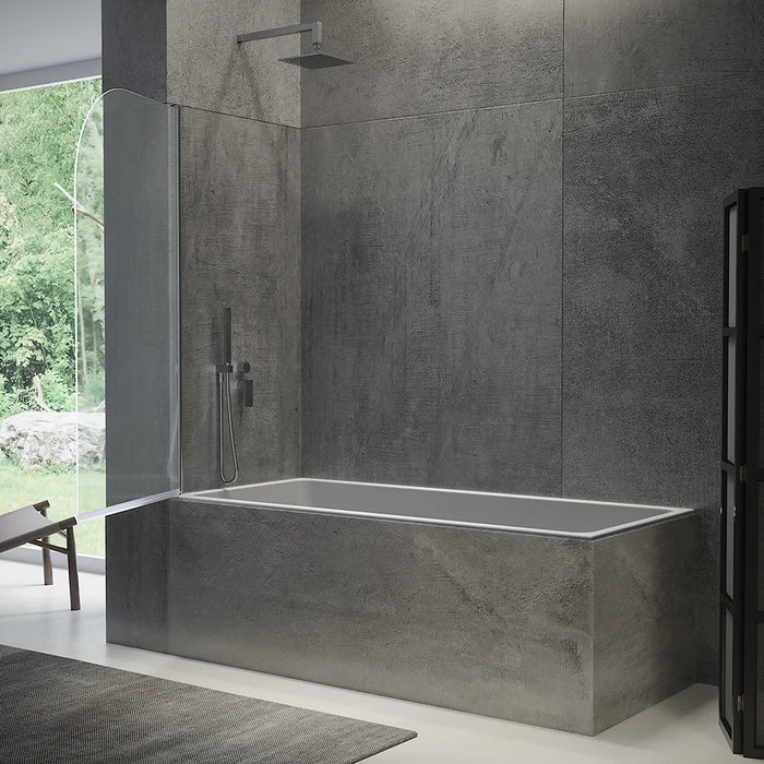 Parete sopravasca girevole 100 cm vetro trasparente | Macao