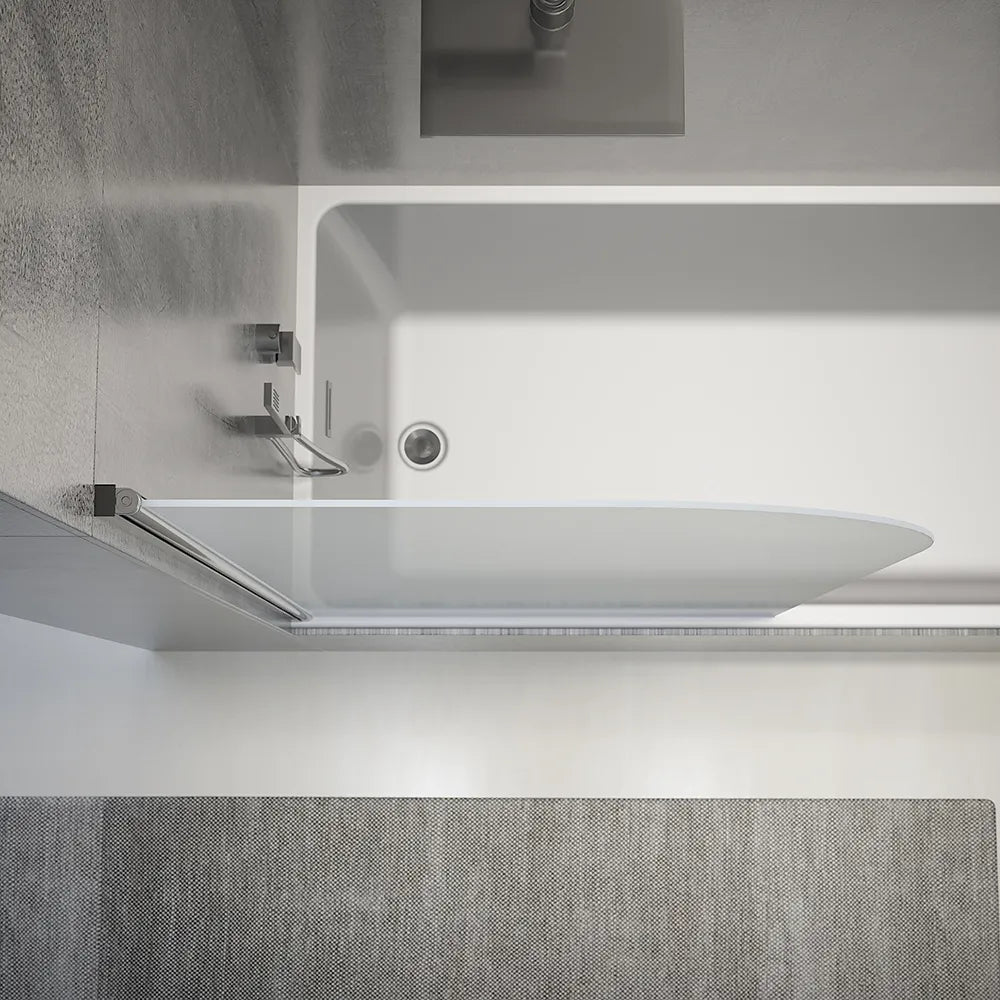 Parete sopravasca girevole 100 cm vetro trasparente | Macao