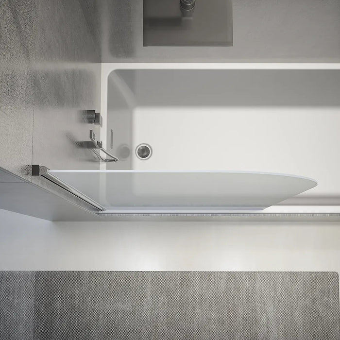 Parete sopravasca girevole 80 cm vetro trasparente | Macao