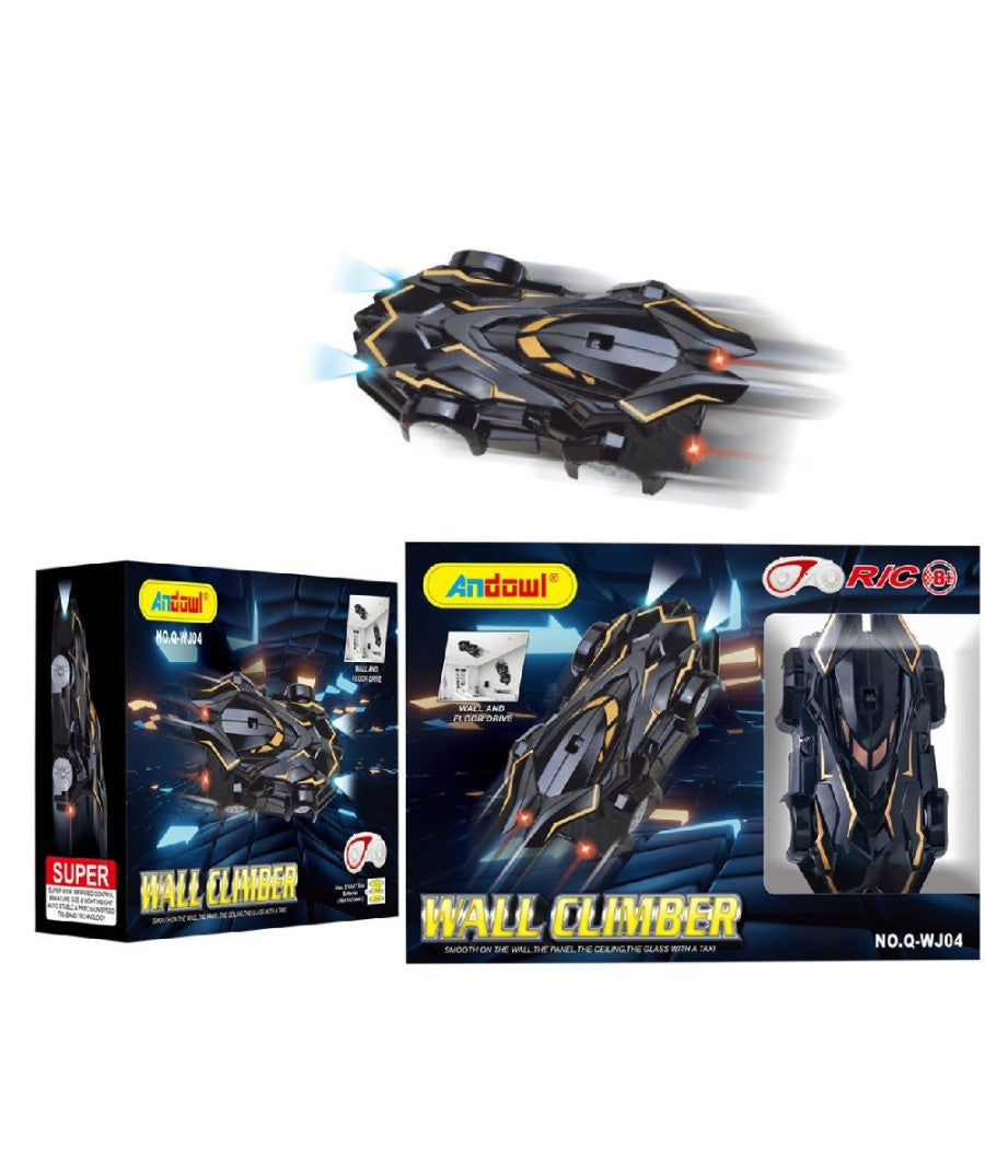 Trade Shop - Macchina Auto Rc Giocattolo Arrampicata Su Parete Antigravità Telecomando Q-wj04 -