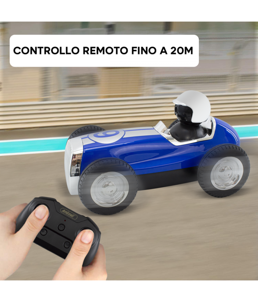 Macchina Auto Retrò Radiocomandata F9 Cam Wifi Speaker Bluetooth App Smartphone         