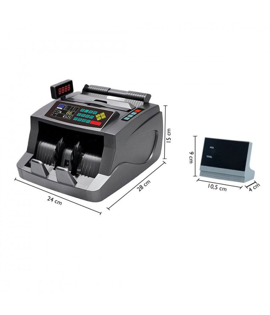 Macchina Conta Banconote Automatico Multi Valuta Rivelatore Di Banconote False         