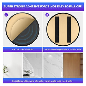 Trade Shop - Macchina Da Boxe Con Musica Da Parete Led Bluetooth Esercizio Per Adulti Bambini         