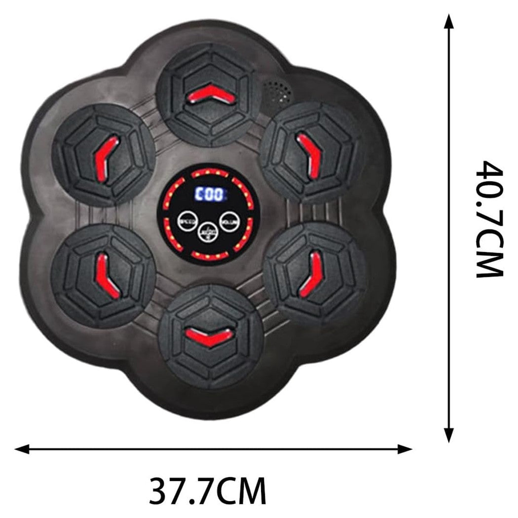 Trade Shop - Macchina Da Boxe Intelligente Bersaglio Da Parete Elettronico Allenatore Per Uomo Donna         