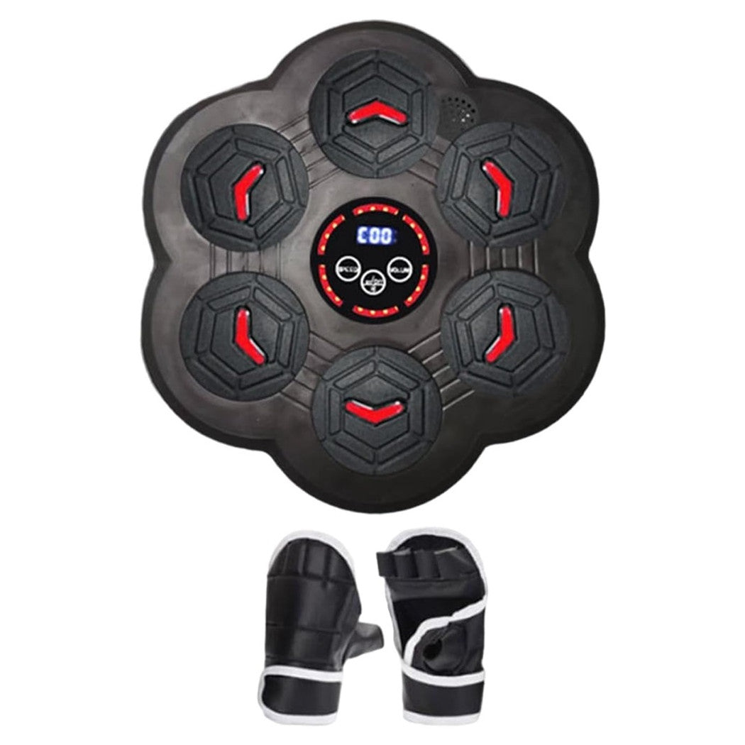 Trade Shop - Macchina Da Boxe Intelligente Bersaglio Da Parete Elettronico Allenatore Per Uomo Donna         