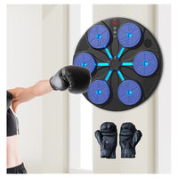 Trade Shop - Macchina Da Boxe Musicale Da Parete Kickboxing Esercizio Attrezzatura Da Allenamento         