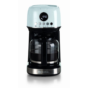 Macchina da caffè con filtro Moderna 15 tazze, base riscaldante, display LCD - Bianco