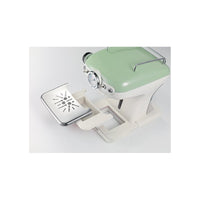 Macchina da caffè espresso - Per polvere e cialde ESE - Filtro 1 e 2 tazze - Montalatte - 850W - Verde