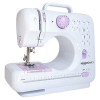 Trade Shop - Macchina Da Cucire Portatile Con 12 Punti Uso Domestico Sistema Con 2 Velocità Di Cucito -