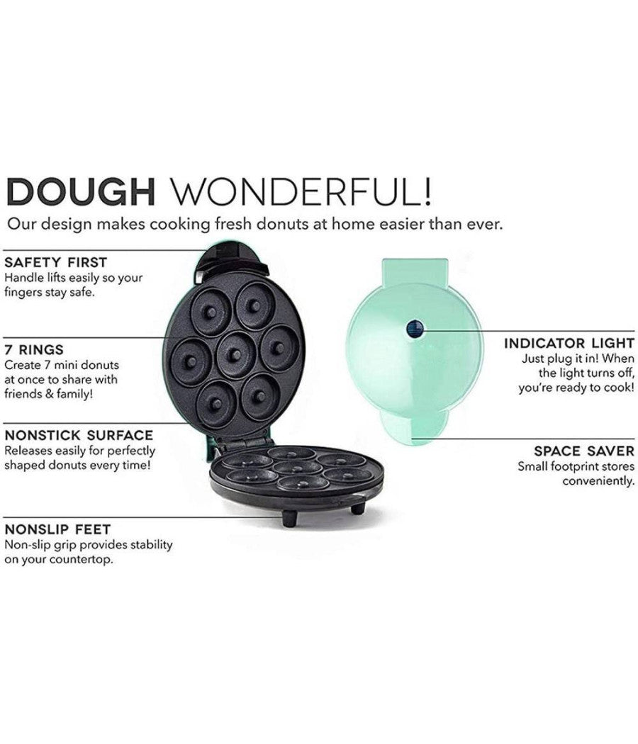 Macchina Elettrica Per Ciambelle Frittelle Double Face Riscaldante Antiaderente         