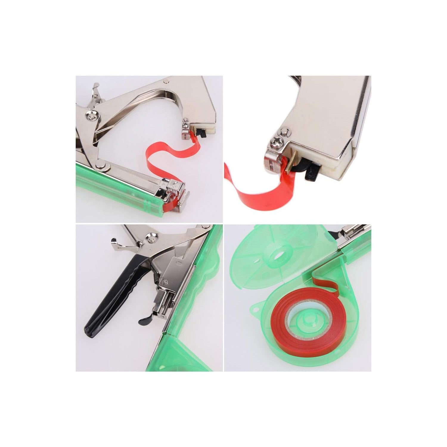 Trade Shop - Macchina Legatura A Mano Ramo Imballaggio Stelo Reggiatura Attrezzo Da Giardino         