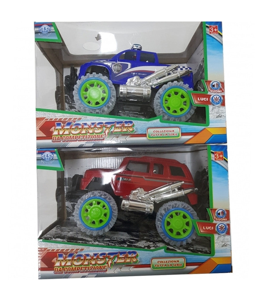 Macchina Monster Competizione Luci Suoni Gare Sfide Race Racing Macchinina Gioco         
