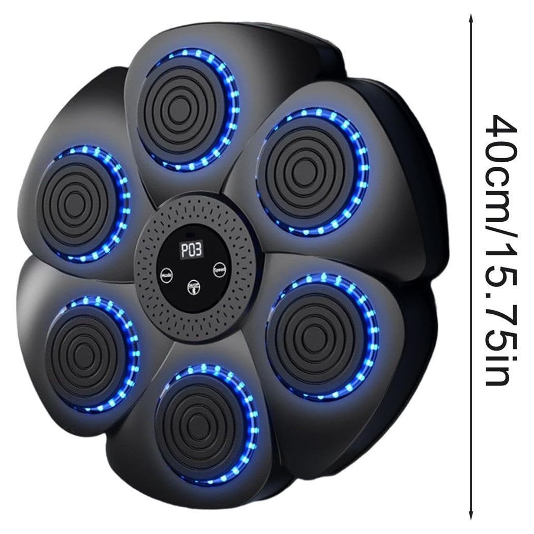 Trade Shop - Macchina Musicale Per Boxe Attrezzatura Da Palestra Wireless Salvaspazio Per Fitness         