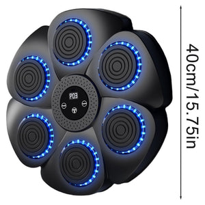 Trade Shop - Macchina Musicale Per Boxe Attrezzatura Da Palestra Wireless Salvaspazio Per Fitness         