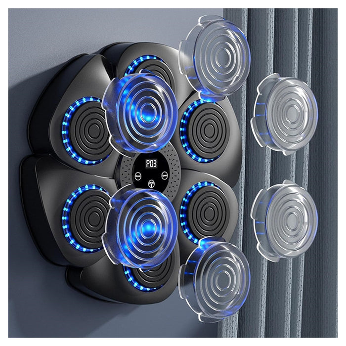 Trade Shop - Macchina Musicale Per Boxe Attrezzatura Da Palestra Wireless Salvaspazio Per Fitness         