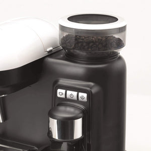 Macchina per Caffè Espresso con Macinacaffè Integrato - 1080W - 800cc - Bianco