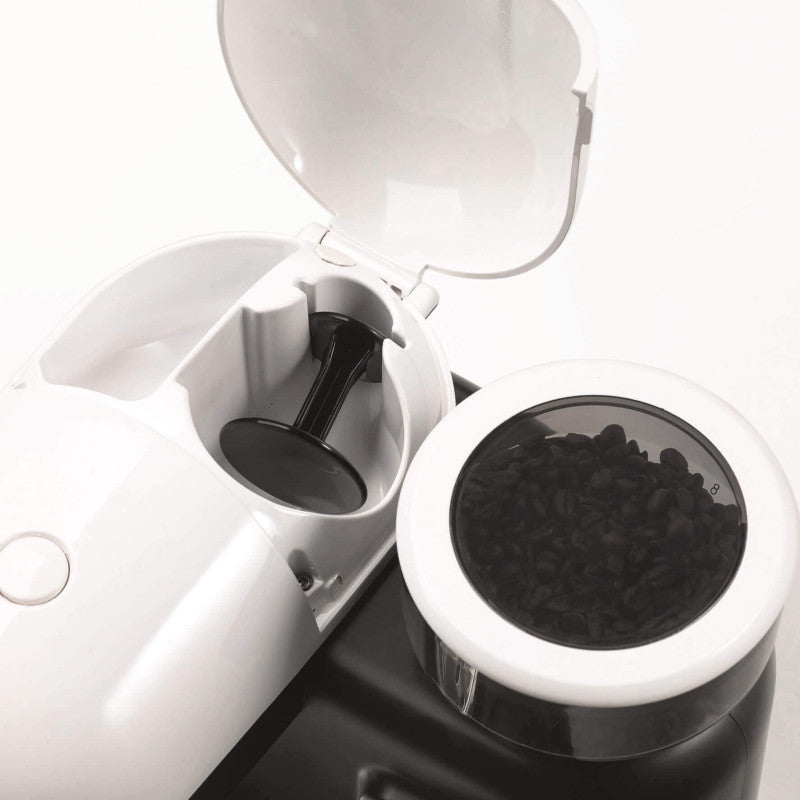 Macchina per Caffè Espresso con Macinacaffè Integrato - 1080W - 800cc - Bianco