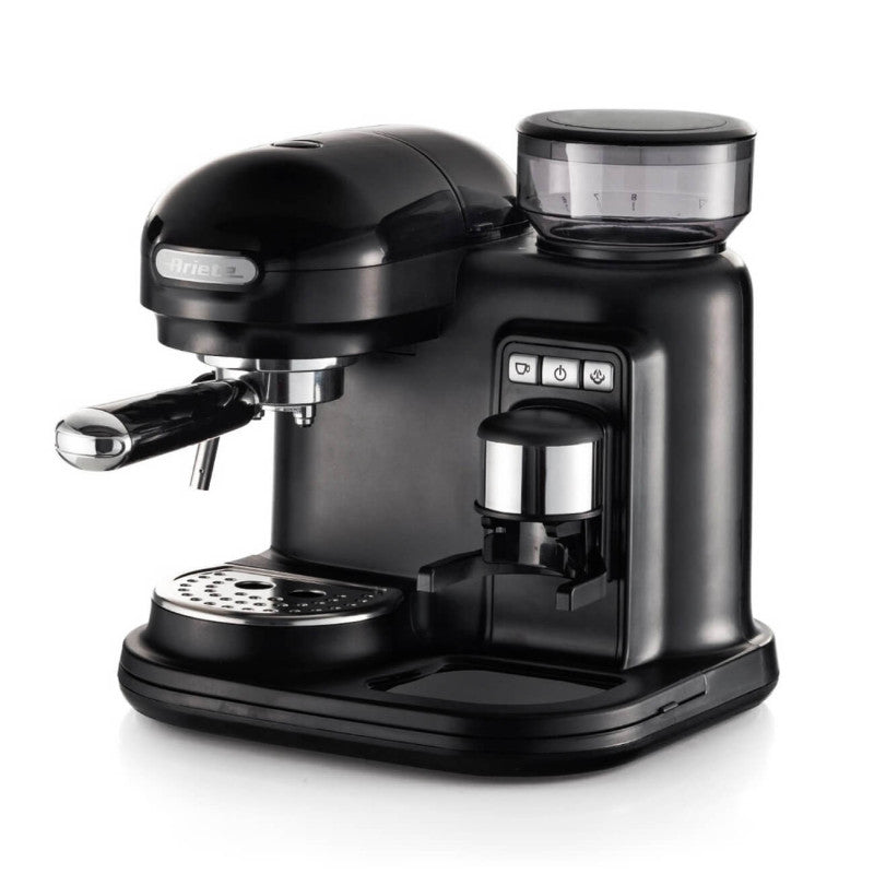 Macchina per Caffè Espresso con Macinacaffè Integrato - 1080W - 800cc - Nero