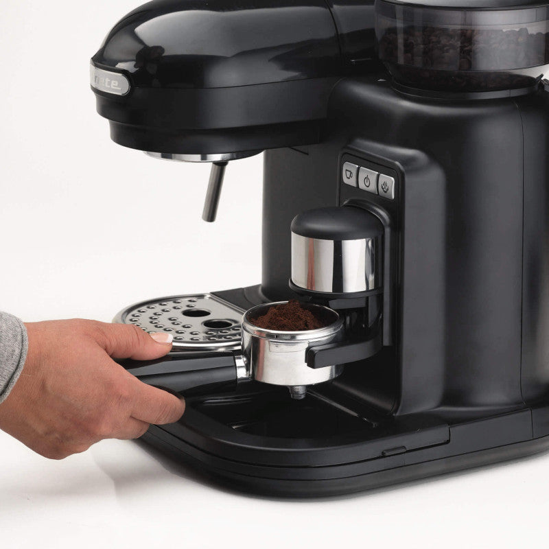 Macchina per Caffè Espresso con Macinacaffè Integrato - 1080W - 800cc - Nero