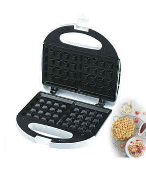 Macchina Per Cialde A Cuore Piastra Waffle Acciaio Waffel Waffle Wafer 750w         