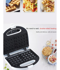 Macchina Per Cialde A Cuore Piastra Waffle Acciaio Waffel Waffle Wafer 750w         