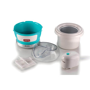 Macchina per fare il gelato 12W, capacità 1,5L, tempo preparazione 30 minuti - Azzurro
