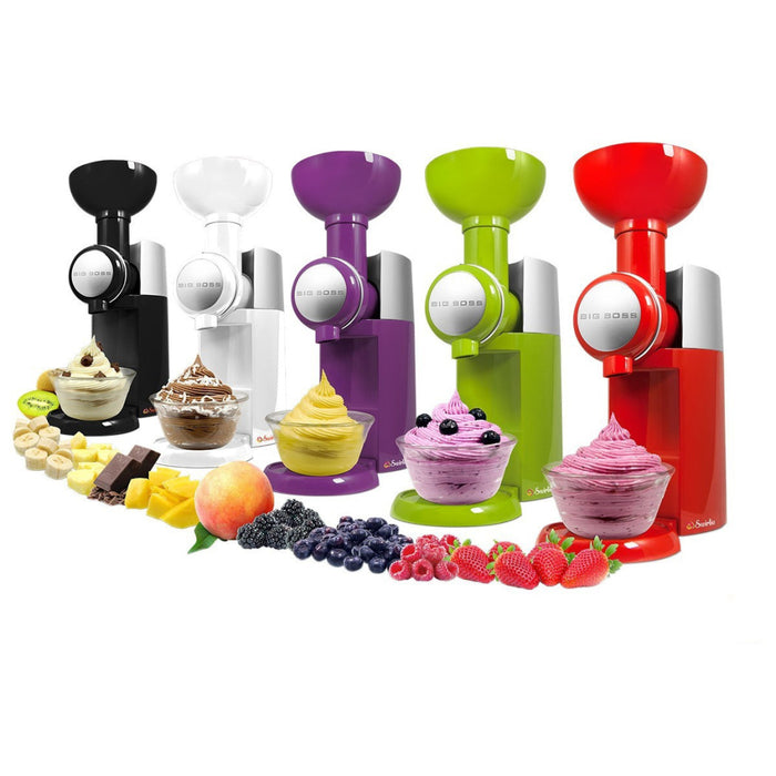 Trade Shop - Macchina Per Gelato Yogurt Naturali Swirlio Big Boss Frozen Frutta Dessert Maker -
