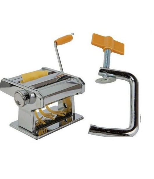 Macchina Per Pasta Da Cucina In Acciaio Cromato Manuale Fettuccine Tagliolini         