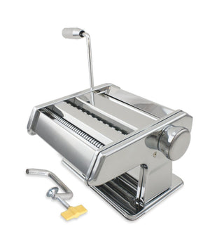 Macchina Per Pasta Manuale Da Cucina In Acciaio Cromato Fettuccine Tagliolini         