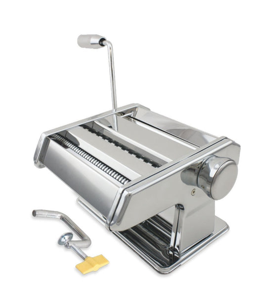 Macchina Per Pasta Manuale Da Cucina In Acciaio Cromato Fettuccine Tagliolini         