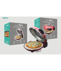 Macchina Per Pizza Elettrico 1200watt Fornetto Doppio Riscaldamento Casa Tx-9569         